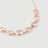 "Satta" Rose Gold Bracelet with Natural Rose Quartz