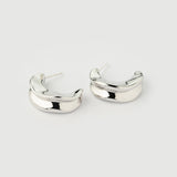 "Capri" White Gold Earrings