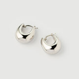 Boucles d'oreilles arc-en-ciel « Capri » en argent plaqué or blanc 18 carats