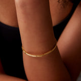 "Kada" Yellow Gold Bracelet