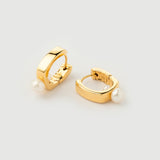 "Baroque" Yellow Gold Earrings