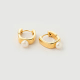 "Baroque" Yellow Gold Earrings