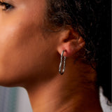 "Capri" White Gold Earrings