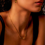 "Magma" Yellow Gold Necklace