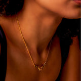 "Magma" Yellow Gold Necklace