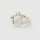 "Capri" White Gold Plated Ring