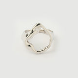 "Capri" White Gold Plated Ring