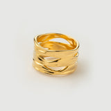 "Magma" Yellow Gold Ring