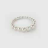 "Noura" White Gold Ring