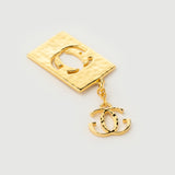 Pendentif en argent plaqué or jaune 18 carats